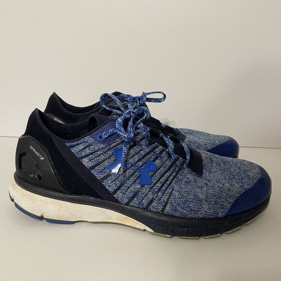 Under Armour Charged Bandit 2 Midnight Blue Running Sneakers Shoes Mens Size 9 - Picture 2 of 13